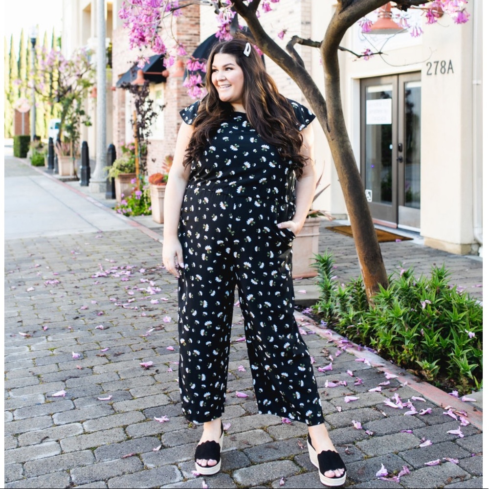 LOFT Lily Tie Back Jumpsuit